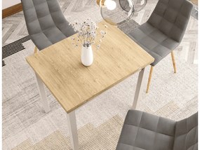 Rozkladací jedálenský stôl FLIP 80(160)X80 cm, dub Cremona Torro/kašmír