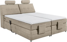 XXXLutz BOXSPRINGOVÁ POSTEĽ, 180/200 cm, piesková MID.YOU - Online Only spálne - 002220021904