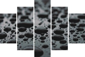 Obraz kvapiek vody (150x105 cm)