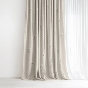 Goldea dekoračný záves luca - sedmokrásky 280x150 cm