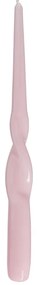 TWISTED Sada sviečok 4 ks 29 cm - červená