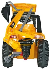 Šlapací traktor CAT s prednou aj zadnou lyžicou Rolly Toys 813001