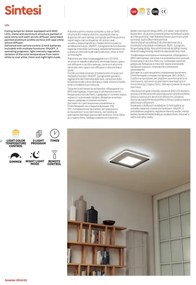 Redo 05-959-LED Stmievateľné stropné svietidlo SINTESI LED/45W/230V 3000-6000K +DO