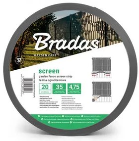 Bradas Tieniaca fólia na plot 4,75cm x 35m Grafit 450g/m2 + spony