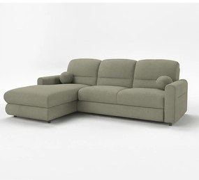 Rohová sedacia súprava Fiord L Rebel 18 zelená