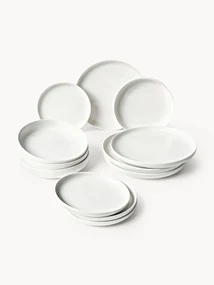 Súprava riadu z porcelánu Nessa, 4 osoby (12 dielov)