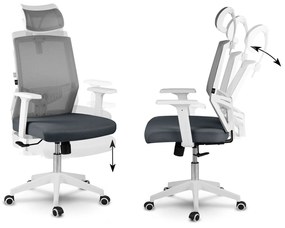 Kancelárska stolička Sofotel Rotar Micro-Mesh 240100 - tmavosivá