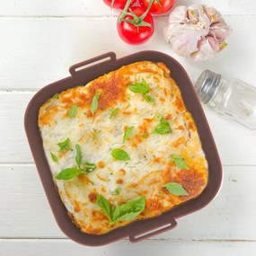 Orion Silikónová forma do teplovzdušnej fritézy hnedá, 17,5 x 17,5 cm