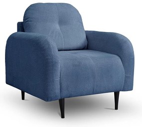 Čalúnené kreslo CLOUDY, modré