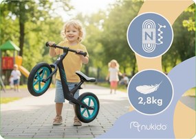 Detský bežecký bicykel Light Flee Nukido