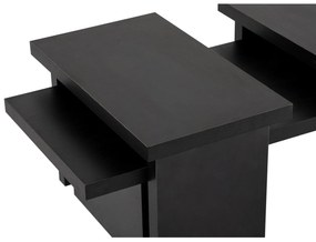 Konferenčný stolík Sanctares (čierna). Vlastná spoľahlivá doprava až k Vám domov. 1107768