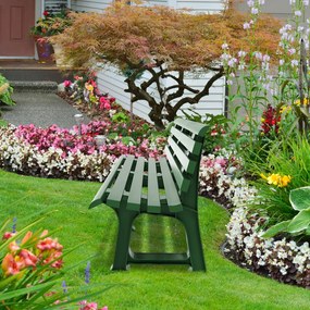 I.P.A.E-Progarden Záhradná lavica ORCHIDEA, 145x49x74cm, zelená