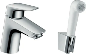 Hansgrohe Logis, páková umývadlová batéria s bidetovou spŕškou, chrómová, HAN-71290000