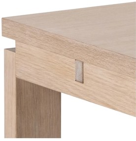 Rozkladací jedálenský stôl s doskou v dubovom dekore 100x200 cm Linley – Actona