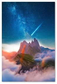 Gario Obraz na plátne Kométa nad horami - Rokibul Hasan Rozmery: 40 x 60 cm