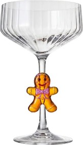 GINGER BREAD Poháre na šampanské perníková bábika 320 ml