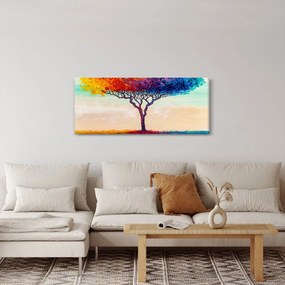 Obraz maľovaného stromu (120x50 cm)