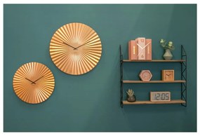 Hodiny v zlatej farbe Karlsson Sensu, ⌀ 40 cm