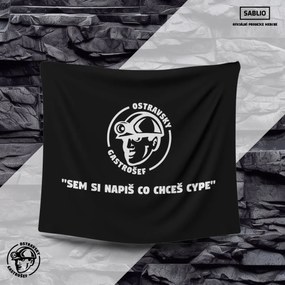 Sablio Deka s vlastním potiskem - 190x140 cm - Ostravsky gastrošef