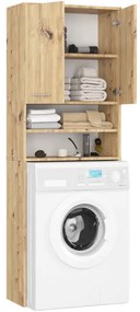Kúpeľňová skrinka nad práčku FIN dub artisan
