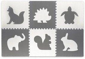 Vulpi Edukačné penové puzzle BW Animals 180 x 120