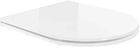 Mexen Mexen, slim WC sedadlo s pomalým zatváraním, duroplast, biela lesklá, 39224000