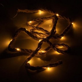 Nexos 74833 LED svetelné dekoračné lano, 25 LED, teplá biela