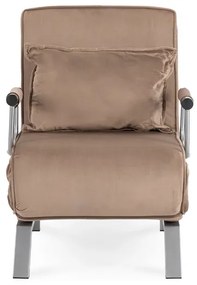 Kreslo pohovka rozkladacia PRATO bežová - vintino.sk