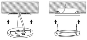 Ecolite WPCB2-24W/HF/CR - LED Panel so senzorom LEXA LED/12/18/24W/230V