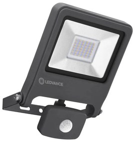 LED reflektor 30W 2700lm 3000K IP44 sivý so senzorom pohybu LEDVANCE Floodlight Endura