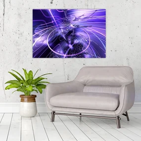 Obraz technické abstrakcie (90x60 cm)