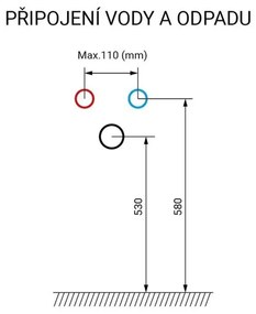 Mereo, Mailo, kúpeľňová skrinka s umývadlom z liateho mramoru 121 cm, biela, MER-CN518M