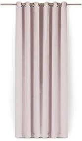 Svetloružový zamatový dimout záves 530x225 cm Velto – Filumi