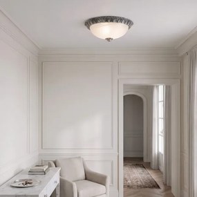 Brilagi - Stropné svietidlo FRESCO 2xE27/40W/230V priemer 30 cm strieborné