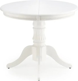 Rozkladací jedálenský stôl 90-124 cm Ferrara (biela) (pre 4 osôby). Vlastná spoľahlivá doprava až k Vám domov. 1048661