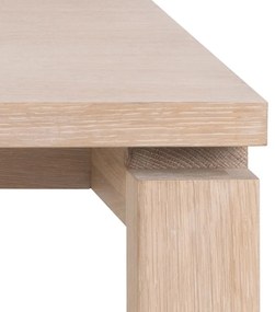 Rozkladací jedálenský stôl s doskou v dubovom dekore 100x200 cm Linley – Actona