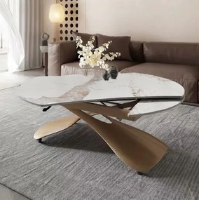 KONFERENČNÝ / JEDÁLENSKÝ ROZKLADACÍ STÔL MOISE MRAMOR 2v1