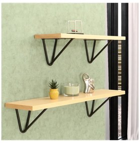 Polica na stenu s konzolou Dina 125 cm BUK