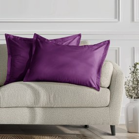 Obliečky na vankúše AmeliaHome Velvet Side Si slivkové