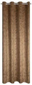 ZATEMŇOVACÍ ZÁVES NA KRÚŽKOCH KORNELIA 140X250 CM MEDOVÁ