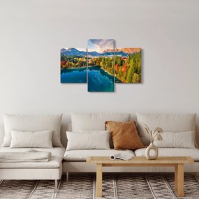 Obraz - Jazero Urisee, Rakúsko (90x60 cm)