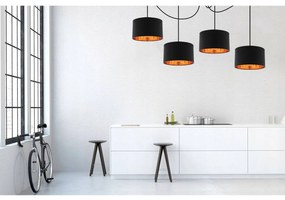 Závesné svietidlo Shade Spider, 4x textilné tienidlo (mix 6 farieb), (výber z 2 farieb konštrukcie), g