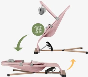 Detské hojdacie kreslo Moon 30 Pink