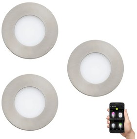 Eglo Eglo 900111-SADA 3x LED Stmievateľné kúpeľňové svietidlo FUEVA-Z  LED/2,8W/230V IP44 EG900111