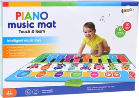 LEAN Toys Interaktívna hracia podložka na tanec s hudobnými nástrojmi a zvukmi