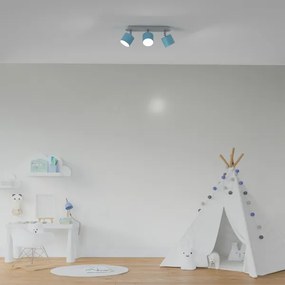 Bodové svietidlo DIXIE 3xGX53/11W/230V modrá