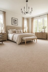 Condor Carpets, Metrážny koberec Prestige 75, na mieru, šíře 4m, béžová, ab (mriežka), detská izba