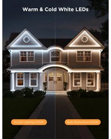 Govee - Outdoor Pro SMART RGBICWW vonkajší LED pásik 10m Wi-Fi IP65