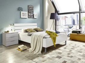 Nočný stolík Easy Plus, 3 zásuvky, alpská biela