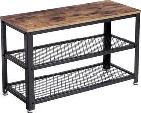 Topánkovník Houseland Dan hnedý/čierny